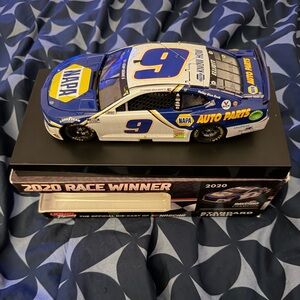 Nascar Blue and White Diecast Model Car